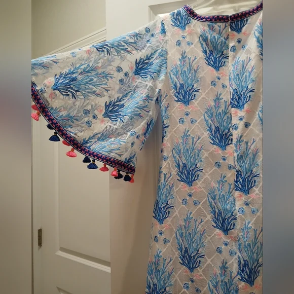 NWT Lilly Pulitzer Coral Romper - Picture 2 of 13